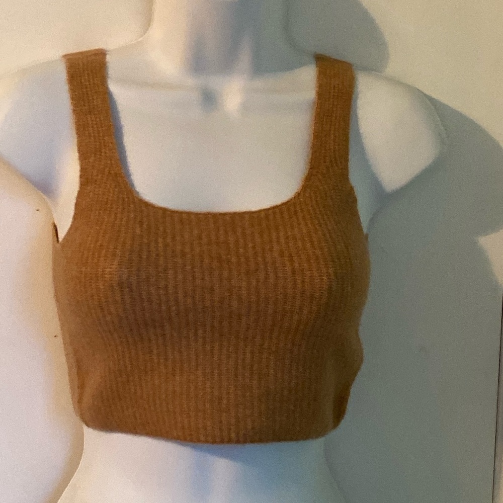 Everlane The Cozy wool blend stretch tank NWT